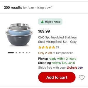OXO Insulated Bowl Trio